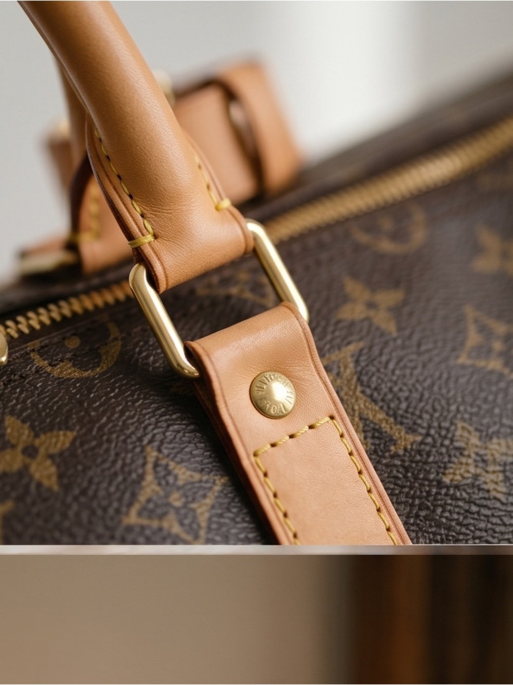 LOUIS VUITTON BANDOULIERE 55 MONOGRAM CANVAS - Picture 15 of 16